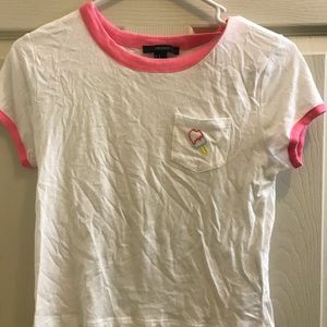 Forever 21 medium cropped t-shirt